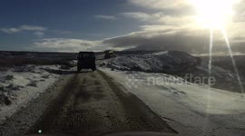 A snowy road tip to England’s highest pub the Tanhill Inn