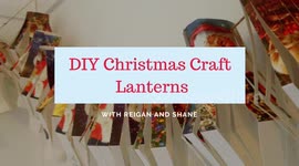 Christmas Craft: Making Lanterns out of old cards