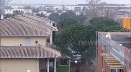 Premiers flocons à Toulouse / First snow in Toulouse 2 décembre 2017