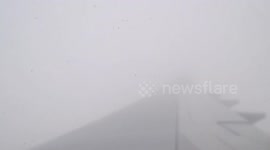 MONSOON- Jet Airways A330-300 Crosswind Landing in Mumbai!