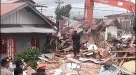 House residents flattened by land by PT.  Railway indonesia