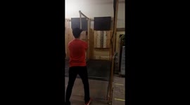 Slow-mo axe throw