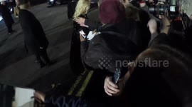 Baywatch Star Pamela Anderson Arrives At The London Fashion Awards