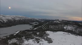 Stunning Drone Footage: north of Deer Lake, Newfoundland, Canada