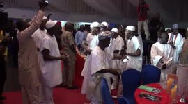 A KING IN AFRICA BEFORE HE SEAT IN AN EVENT