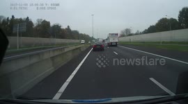 Van driver cuts off