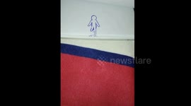 Secondary school student demonstrates flip book shuffle dance