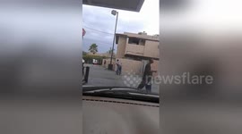 Newsflare Edit - BAKERSFIELD locals enjoying some blood shed