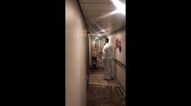 Crew members spray ship after 200 passengers fall ill in gastro outbreak