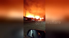 Newsflare Edit - Thomas Fire Ventura Santa Paula  Ca Foothill Rd 12-5-17 ##2