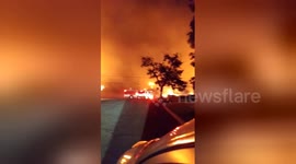 SOUTHERN CALIFORNIA FIRES: Residents watch homes go up in flames