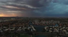 RAW: Massive dust storm in Arizona caught by drone