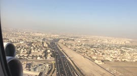 Departure Dubai // Emirates Airbus A380 // Birdstrike!!