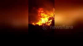 Fire tornado forms out of Ventura blaze