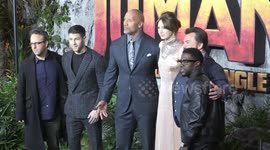 Dwayne Johnson, Jack Black and Kevin Hart bring 'Jumanji' to London