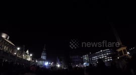 Trafalger Square Christmas Tree Switch On