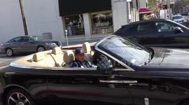 Hot Felon, Jeremy Meeks goes Christmas shopping with a friend in Beverly Hills