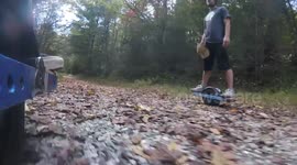 Take a downhill ride on a Onewheel motorized skateboard