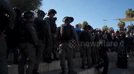 Jerusalem protest against Trump