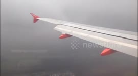 Landing in the U.K. storms @ LGW