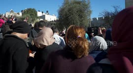Palestinians protest Trump in Jerusalem