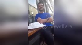 Newsflare Edit - Prank war - pub pie face