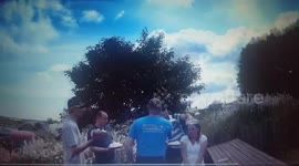 Prank war - sky dive pieing gone wrong