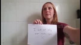 Forfeit - pie in the face for losing at clay pigeon shooting 2