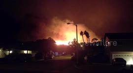 Thomas Fire in Ventura, California