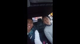 Couple singing