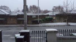 London’s first major snowfall of 2017