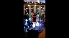 McScraggy and the suits doing Christmas in The Flute and flagon