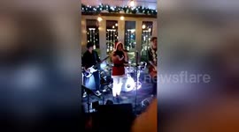 Newsflare Edit - McScraggy and the suits doing Christmas in The Flute and flagon