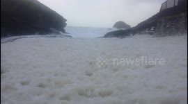 Attacked by sea foam