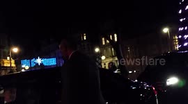 Bella Hadid In Red Dress