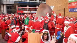 Santacon In Aldgate London