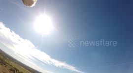 Near death parachute landing