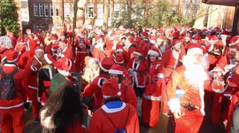 Santacon 2017: The Santa's In Shoreditch In London
