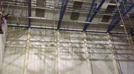 8 year old on the flying trapeze in South London