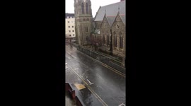 Snow and rain in West Croydon Today