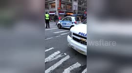 Newsflare Edit - NYPD on scene after reports of explosive device on subway