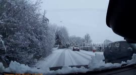 Driving - Snowy December 2017 -  Braintree, Essex (no drama!) 2