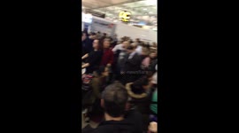 Stansted airport after snow and cancellations 10/12/2017