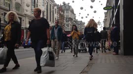 Shoppers at Oxford Street London