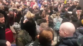 Travel chaos in London underground