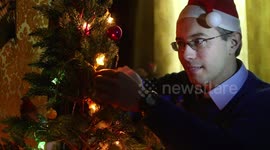 UK's 'oldest Christmas fairy lights' still going strong after 48 years