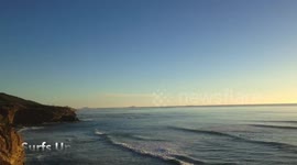 Surf is up in San Diego, CA