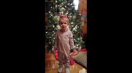 Cute Little Girl recites Christmas Vacation