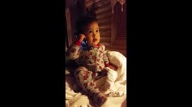 Baby dancing to Biggie