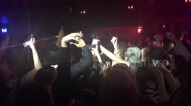 Keith Duffy in the crowd at gig in Clapham Grand